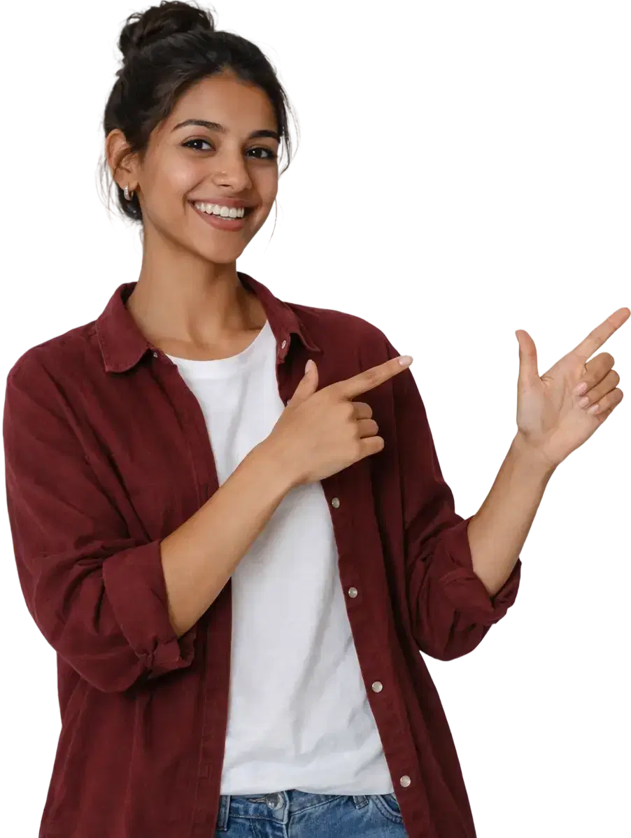 Woman explaining how Propinder works