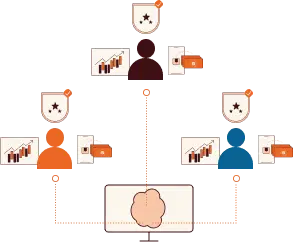 Aggregated patterns across many users